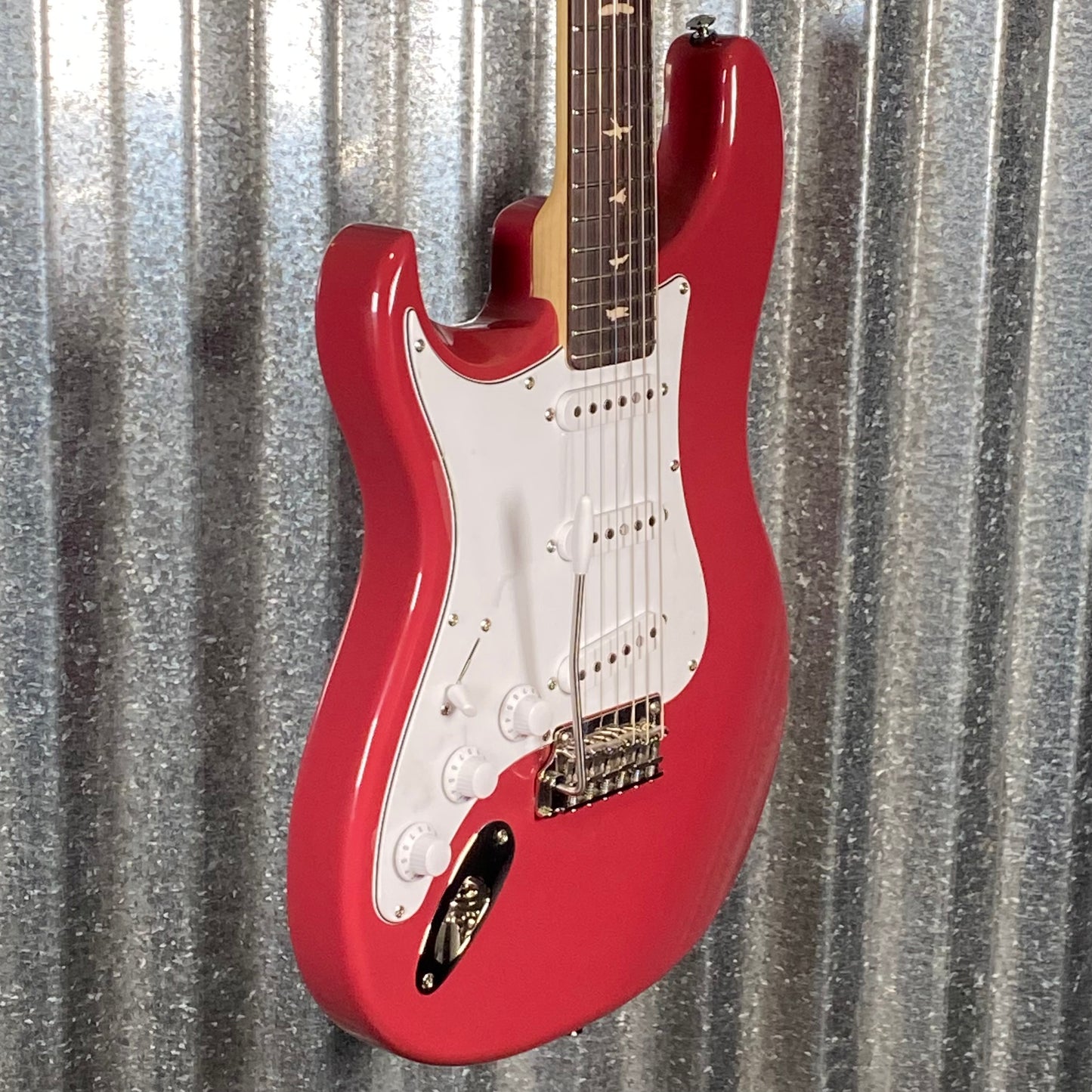PRS Paul Reed Smith SE Silver Sky Derby Red Rosewood Left Hand Guitar & Bag #0947