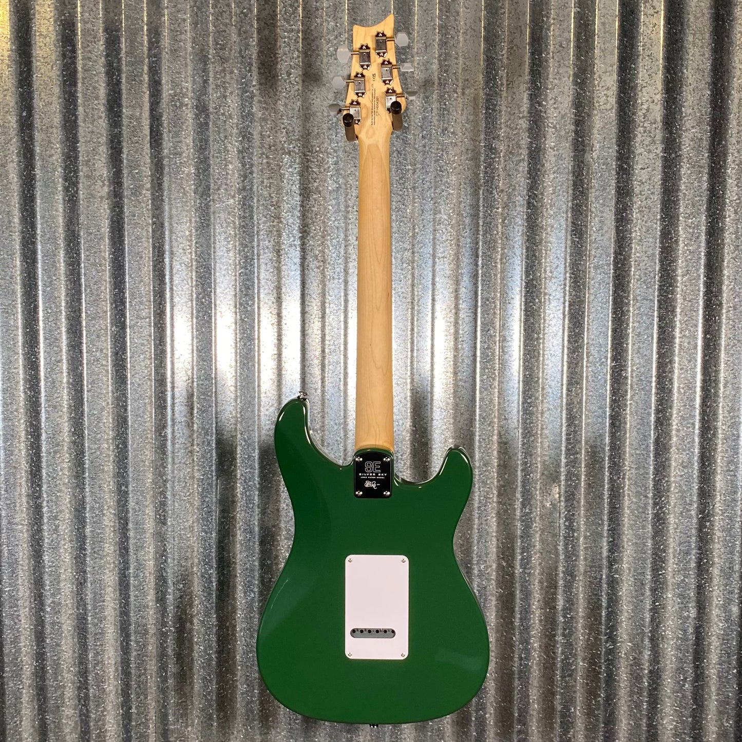PRS Paul Reed Smith SE Silver Sky Laurel Green Rosewood Left Hand Guitar & Bag #4301
