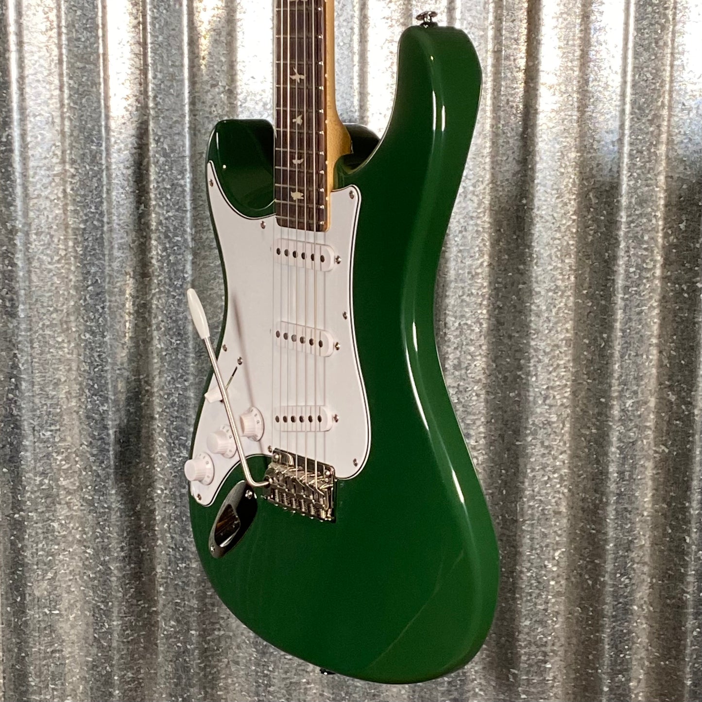 PRS Paul Reed Smith SE Silver Sky Laurel Green Rosewood Left Hand Guitar & Bag #4301