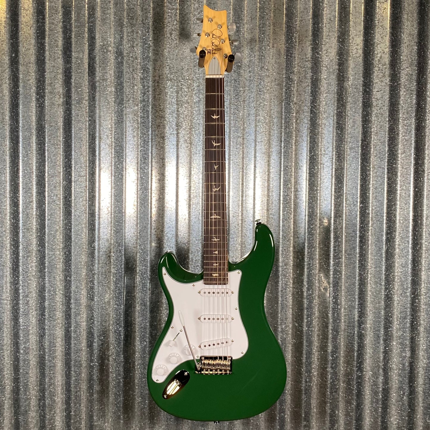 PRS Paul Reed Smith SE Silver Sky Laurel Green Rosewood Left Hand Guitar & Bag #4301