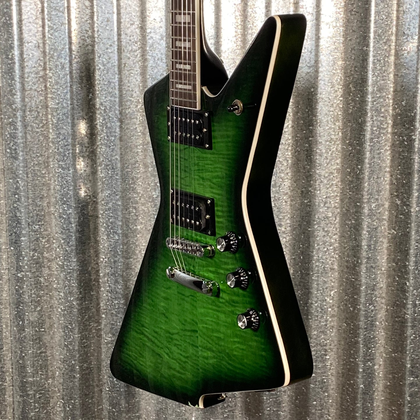 Westcreek Guitars Revenge Explorer Style Transparent Green #0015 Used