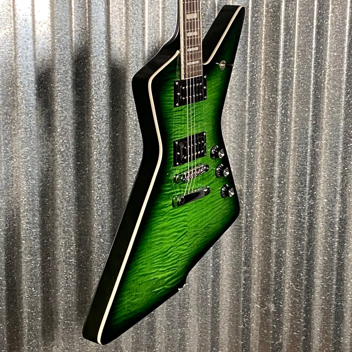 Westcreek Guitars Revenge Explorer Style Transparent Green #0015 Used