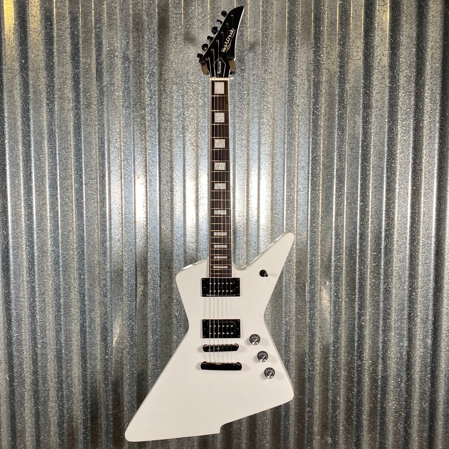 Westcreek Guitars Revenge Explorer Style White #0054 Used