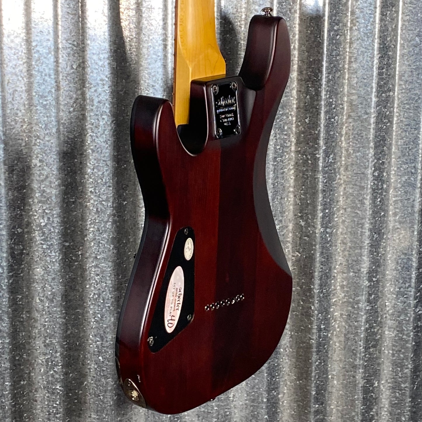 Schecter Omen 8 Walnut Satin Guitar #1939 Used