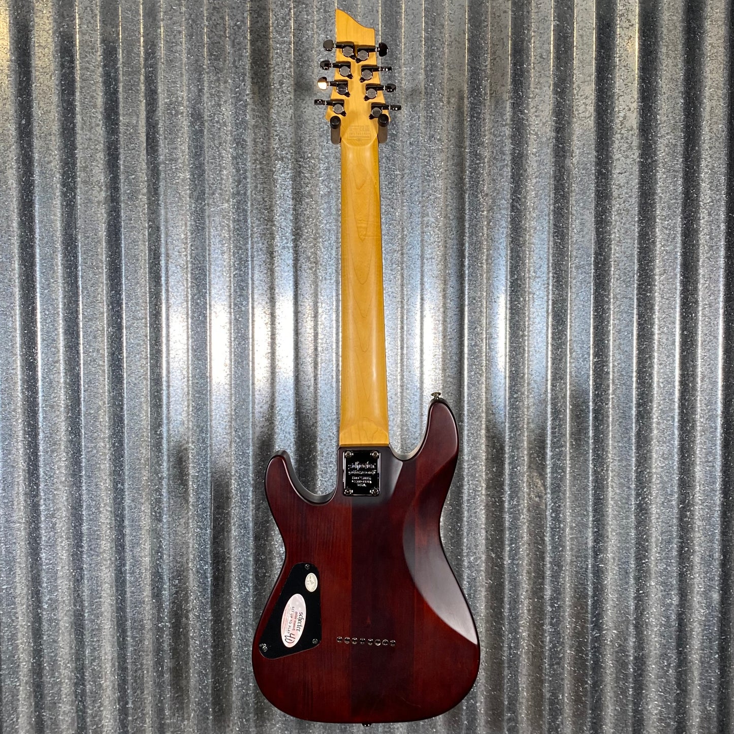 Schecter Omen 8 Walnut Satin Guitar #1939 Used