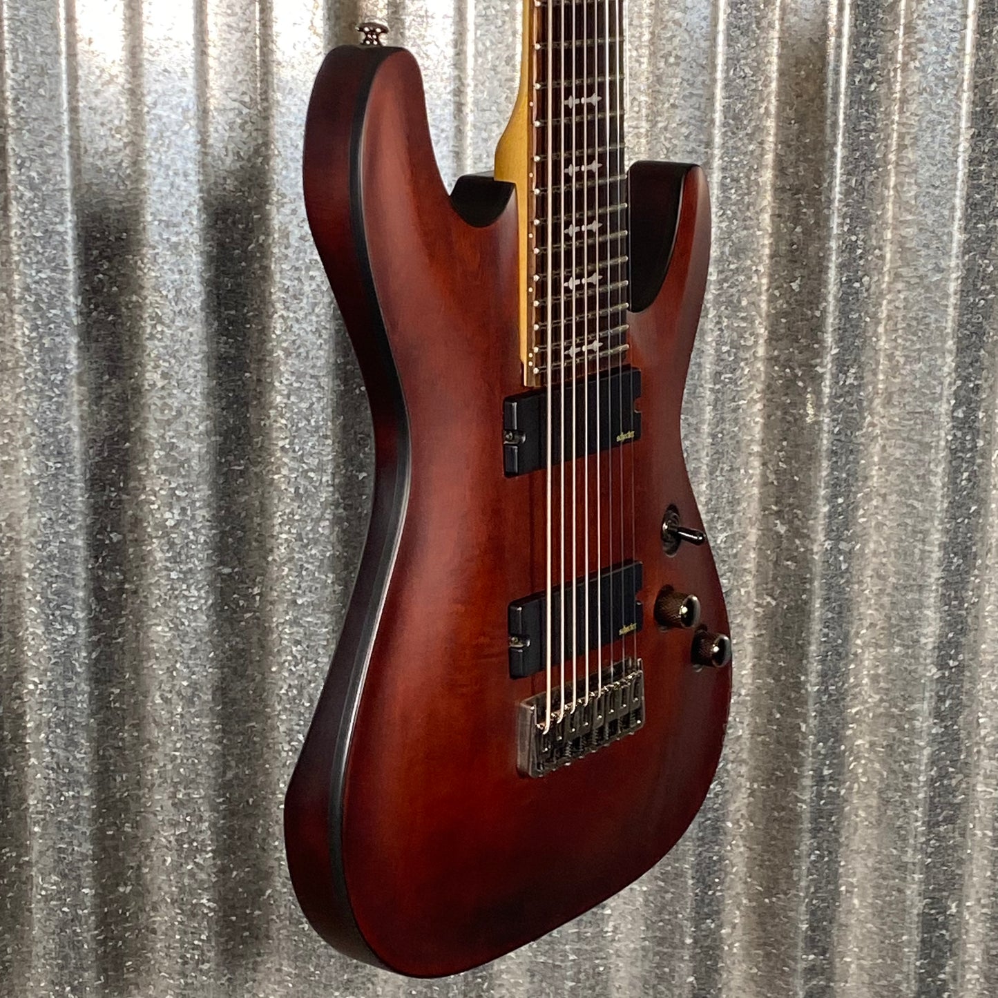 Schecter Omen 8 Walnut Satin Guitar #1939 Used