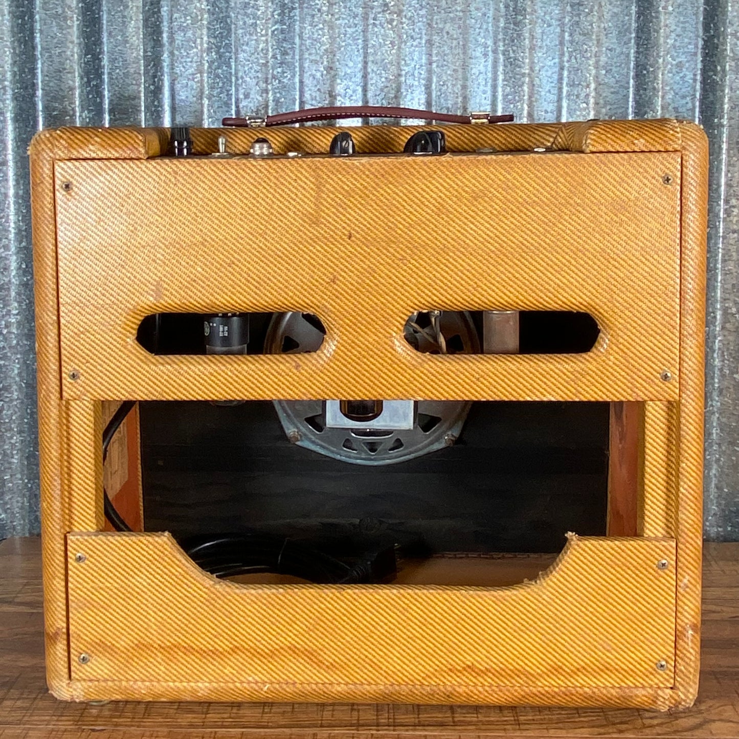 Fender 1961 Princeton Amp 5F2-A All Tube Guitar Amplifier Combo Tweed Used