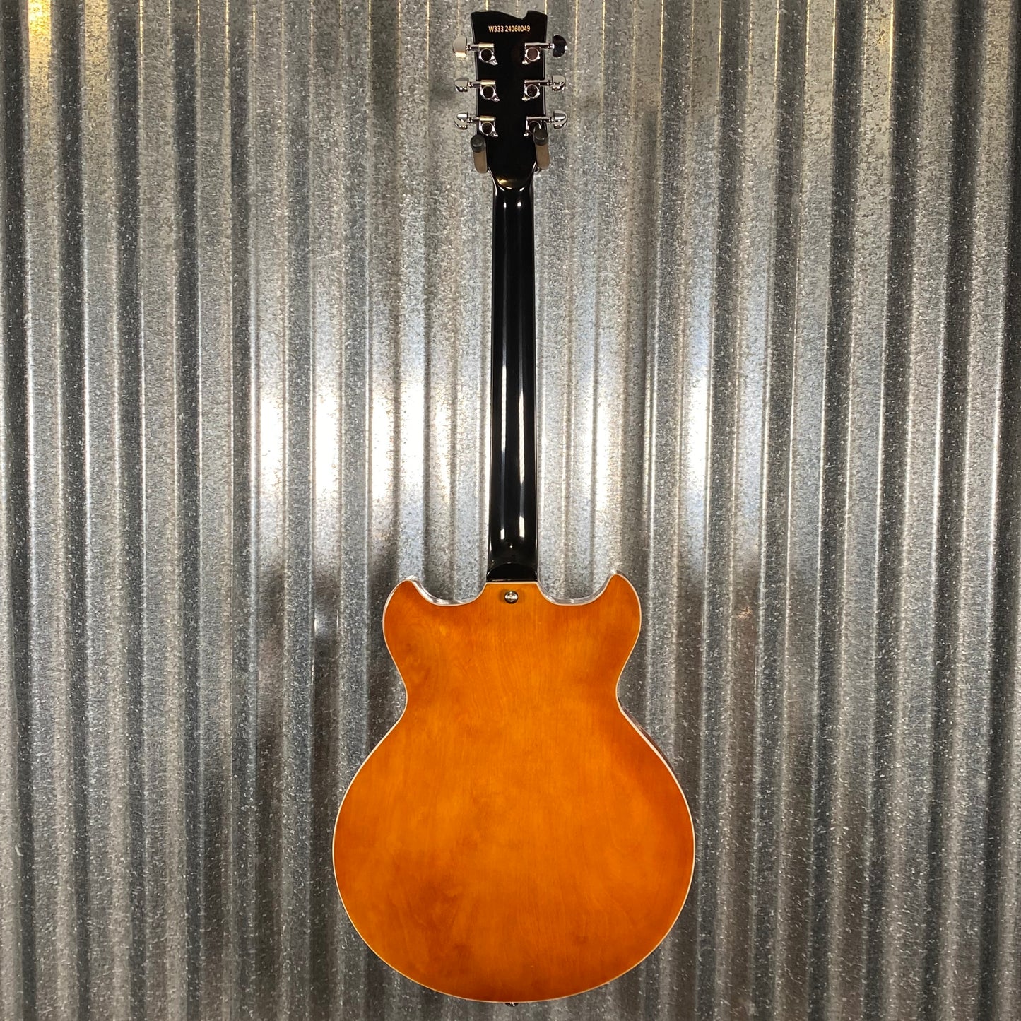 Westcreek Guitars 333 Semi Hollow Body Double Cutaway Amber Brown #0049 Used