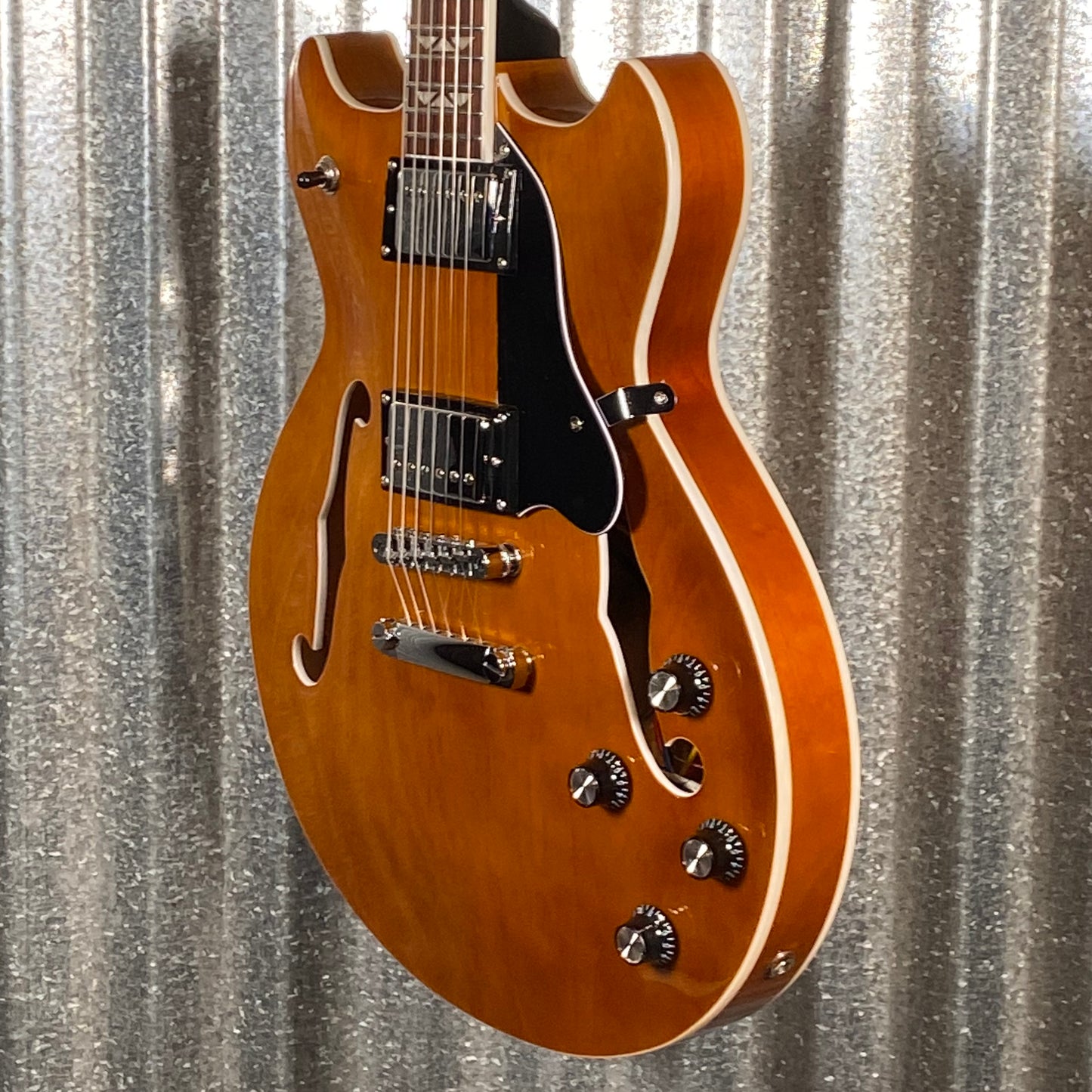 Westcreek Guitars 333 Semi Hollow Body Double Cutaway Amber Brown #0049 Used