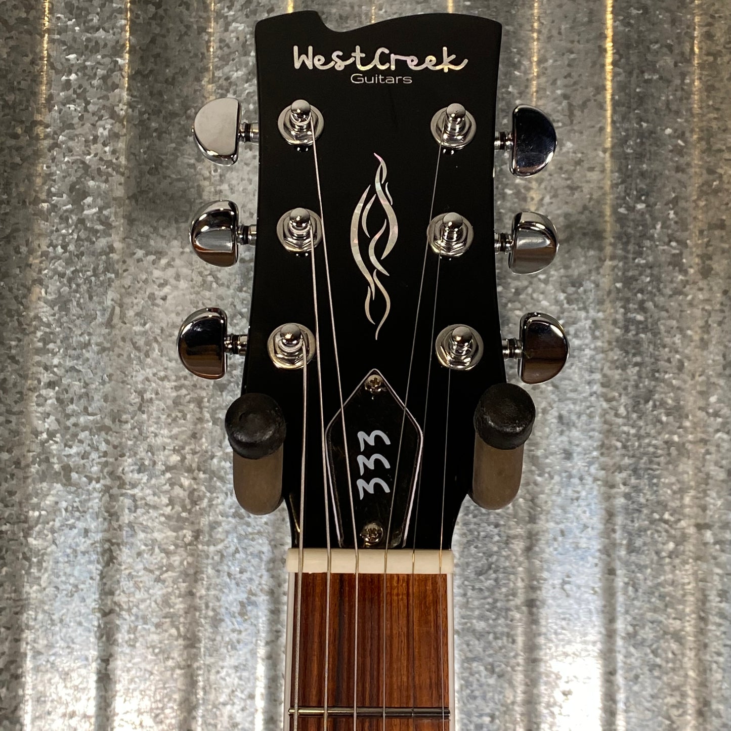 Westcreek Guitars 333 Semi Hollow Body Double Cutaway Amber Brown #0049 Used