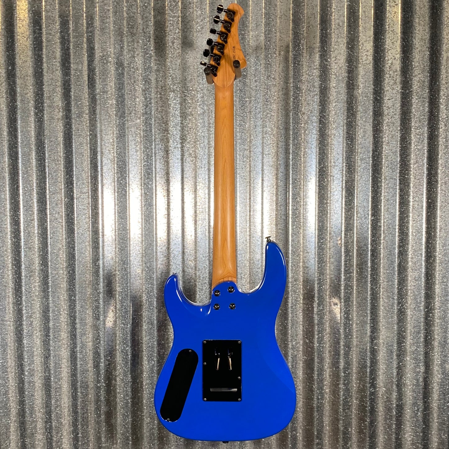 Westcreek Guitars Aetheris Superstrat Blue Tiger Guitar #0292 Used