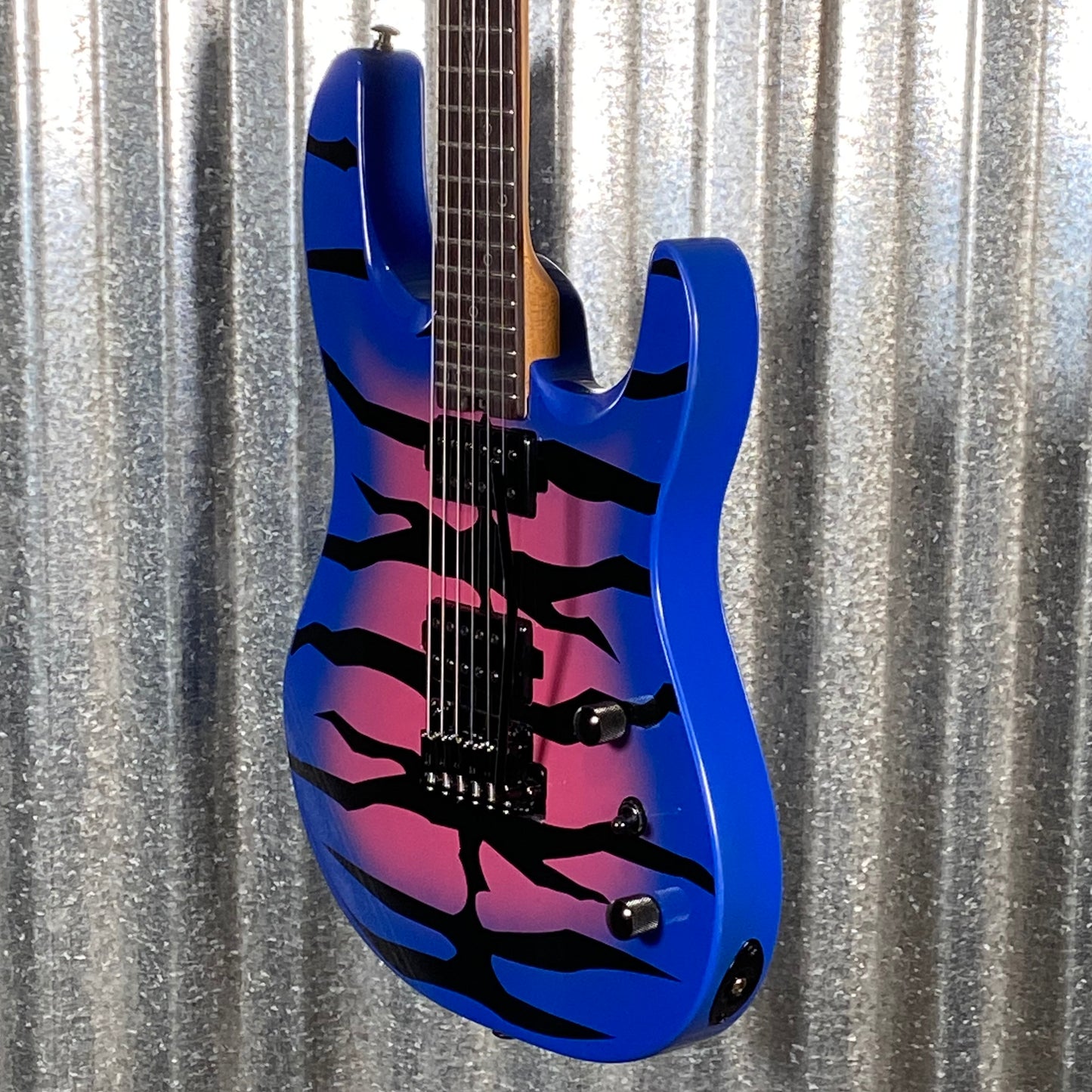 Westcreek Guitars Aetheris Superstrat Blue Tiger Guitar #0292 Used