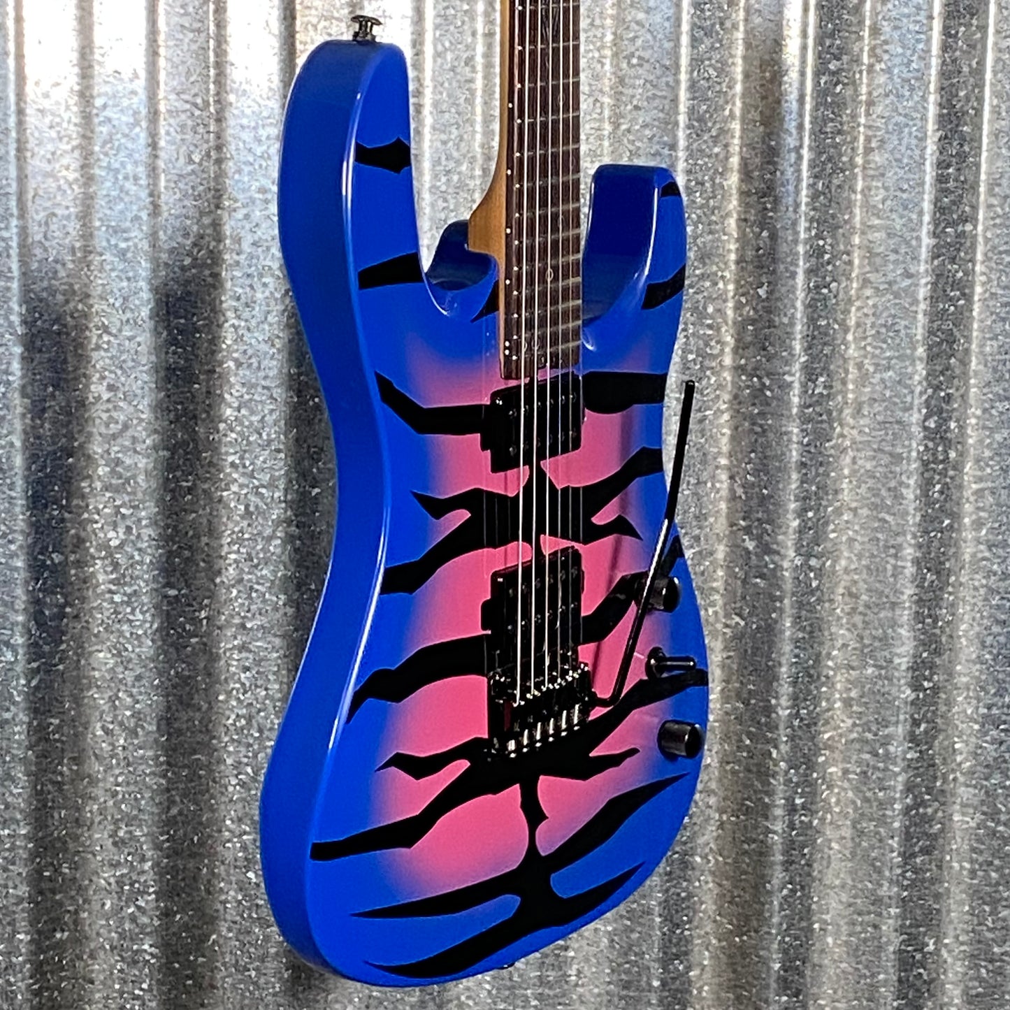 Westcreek Guitars Aetheris Superstrat Blue Tiger Guitar #0292 Used