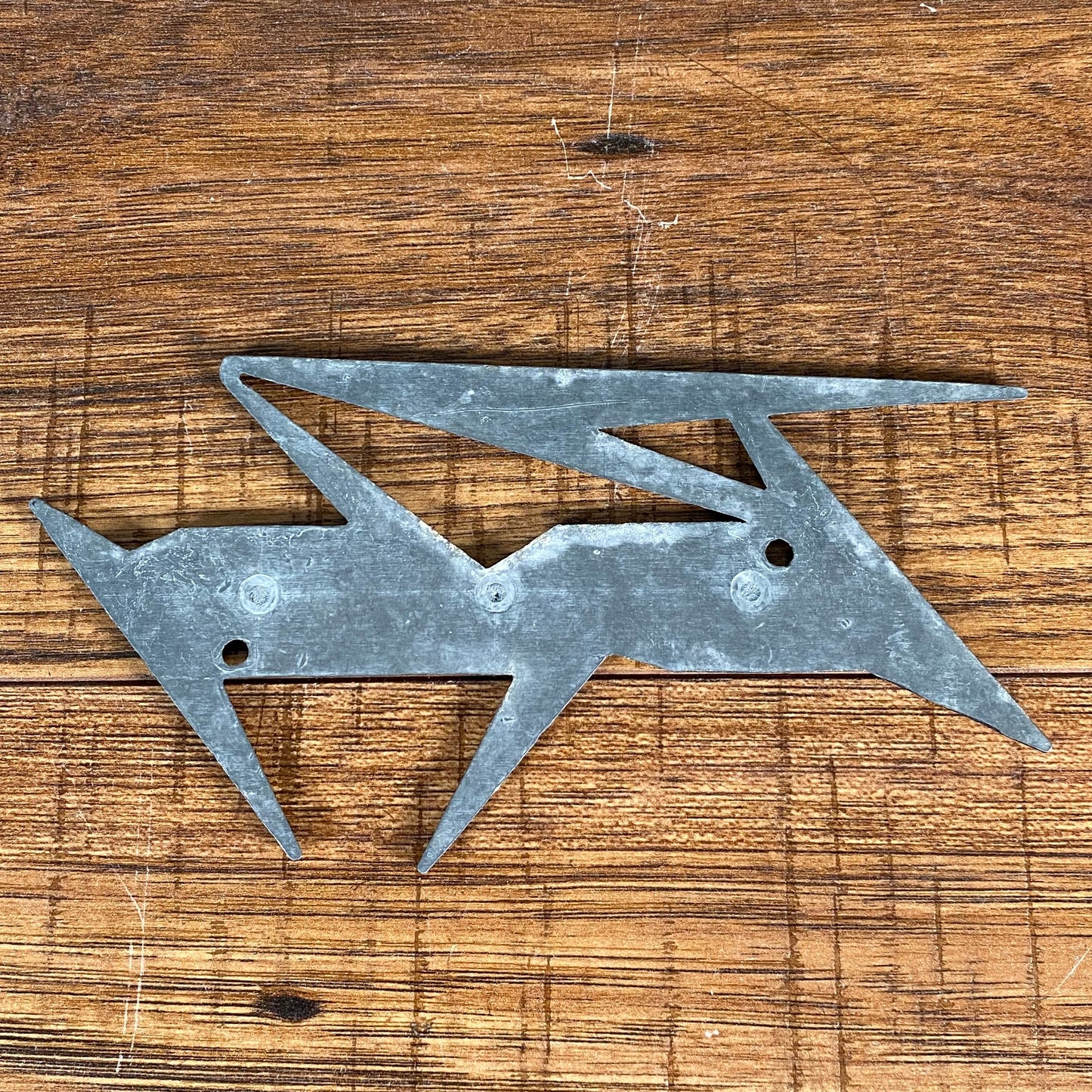 Peavey Classic Metal Logo Badge 6"x3" #1 Used