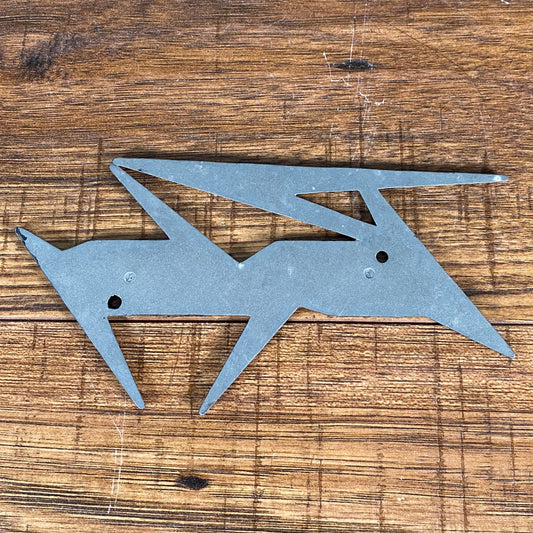 Peavey Classic Metal Logo Badge 6"x3" #2 Used