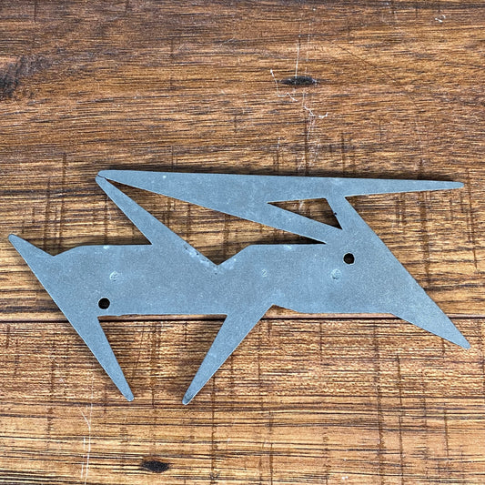 Peavey Classic Metal Logo Badge 6"x3" #6 Used