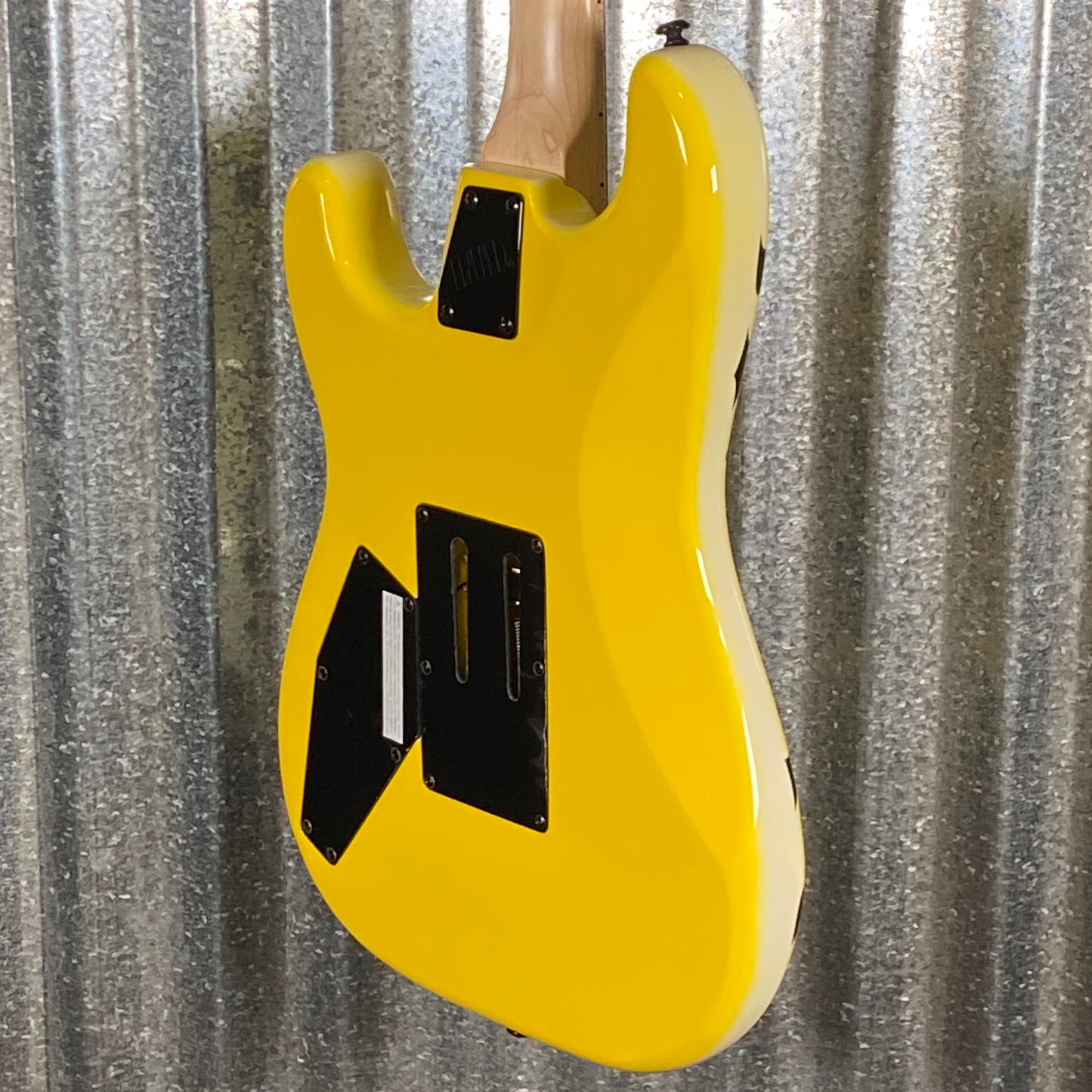 ESP LTD GL-200MT George Lynch Yellow Tiger Stripe Graphic Guitar LGL200MT #0434 Used