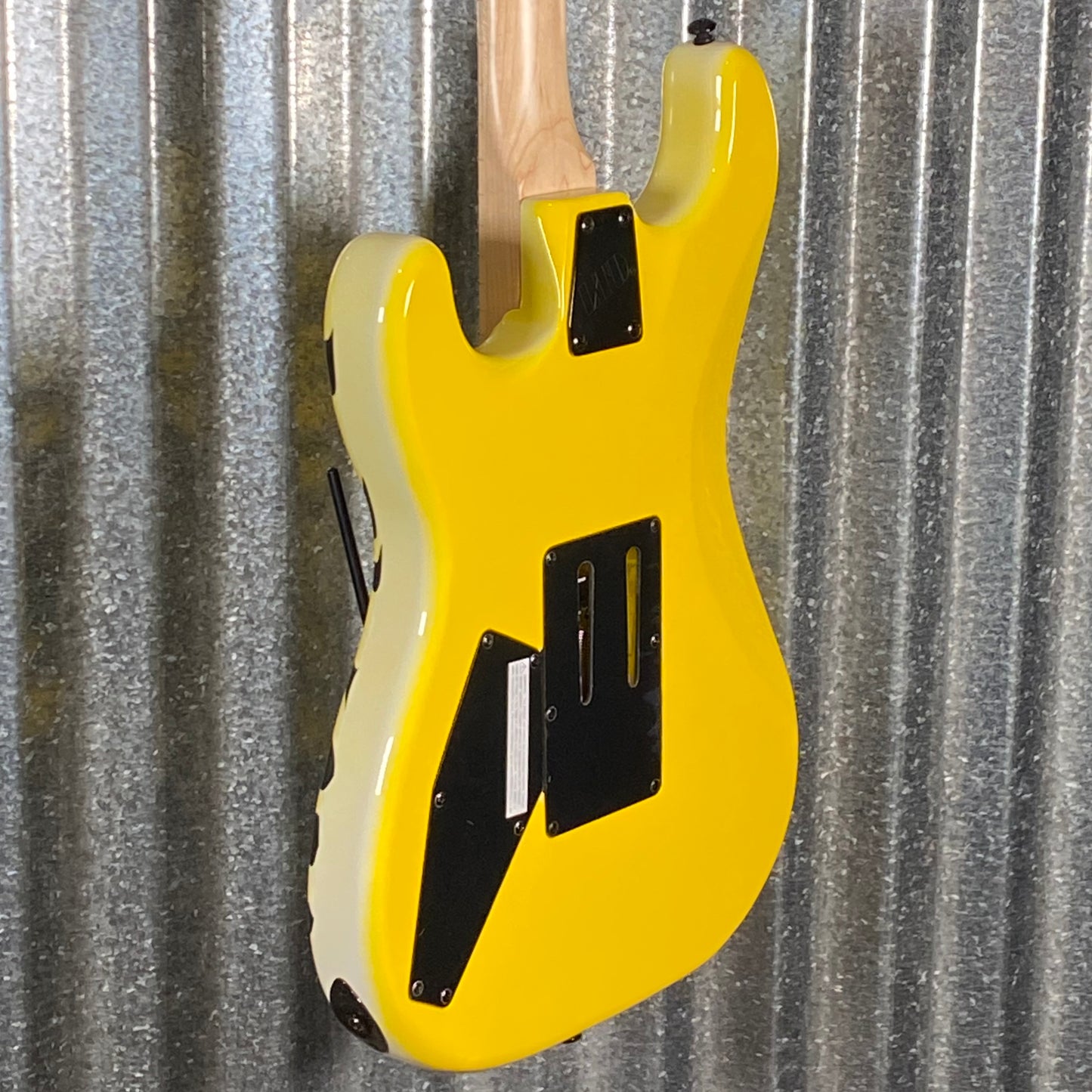 ESP LTD GL-200MT George Lynch Yellow Tiger Stripe Graphic Guitar LGL200MT #0434 Used
