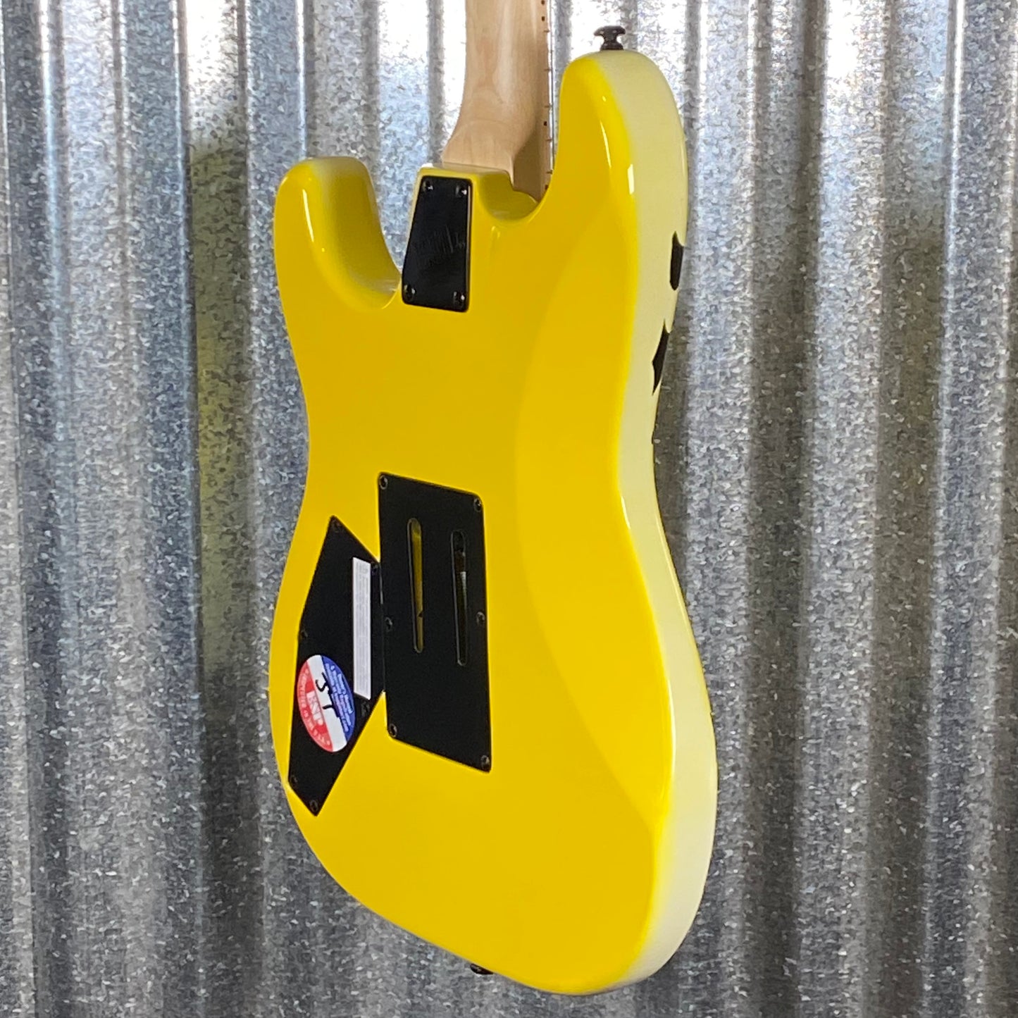 ESP LTD GL-200MT George Lynch Yellow Tiger Stripe Graphic Guitar LGL200MT #1404 Used