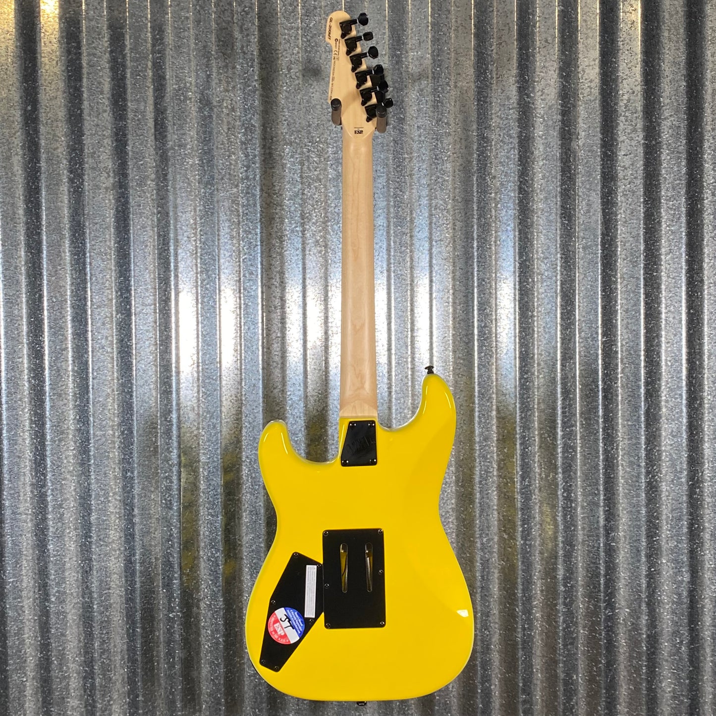 ESP LTD GL-200MT George Lynch Yellow Tiger Stripe Graphic Guitar LGL200MT #1404 Used