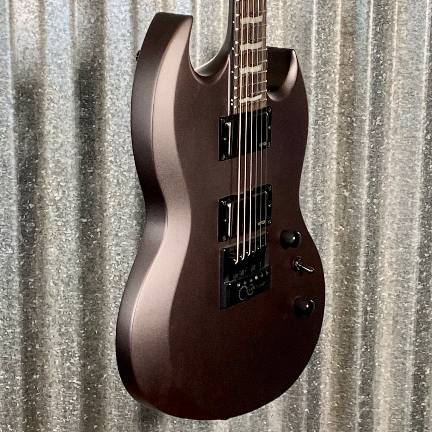 ESP LTD Viper-1000 Evertune Charcoal Metallic Satin EMG Guitar LVIPER1000ETCHMS #1510 Used