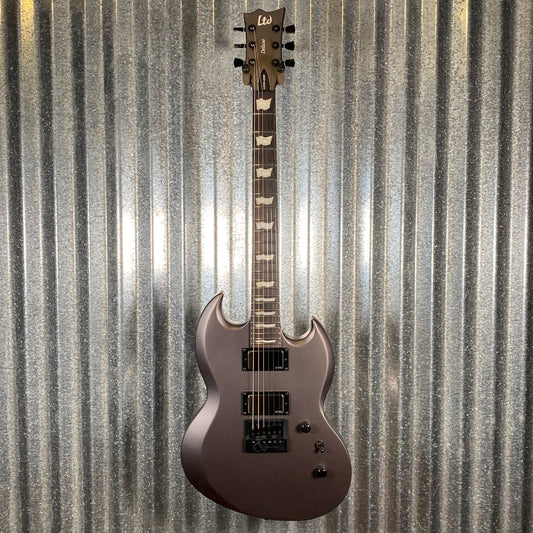 ESP LTD Viper-1000 Evertune Charcoal Metallic Satin EMG Guitar LVIPER1000ETCHMS #1510 Used