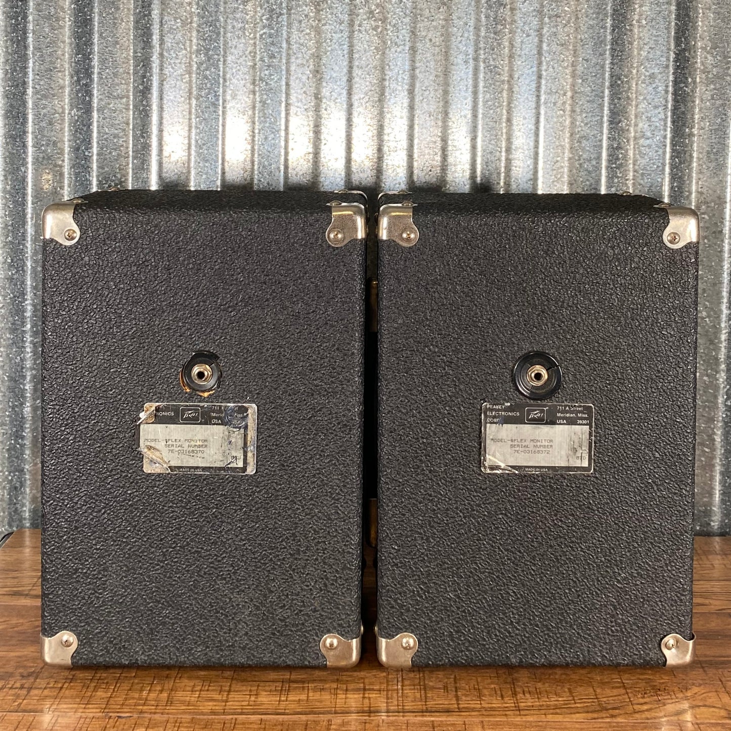 Peavey USA Flex Monitor 6.5" & Horn PA Speaker Pair Used