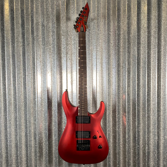 ESP LTD MH-1000 Evertune Candy Apple Red Satin Guitar LMH1000ETCARS #0098 Used