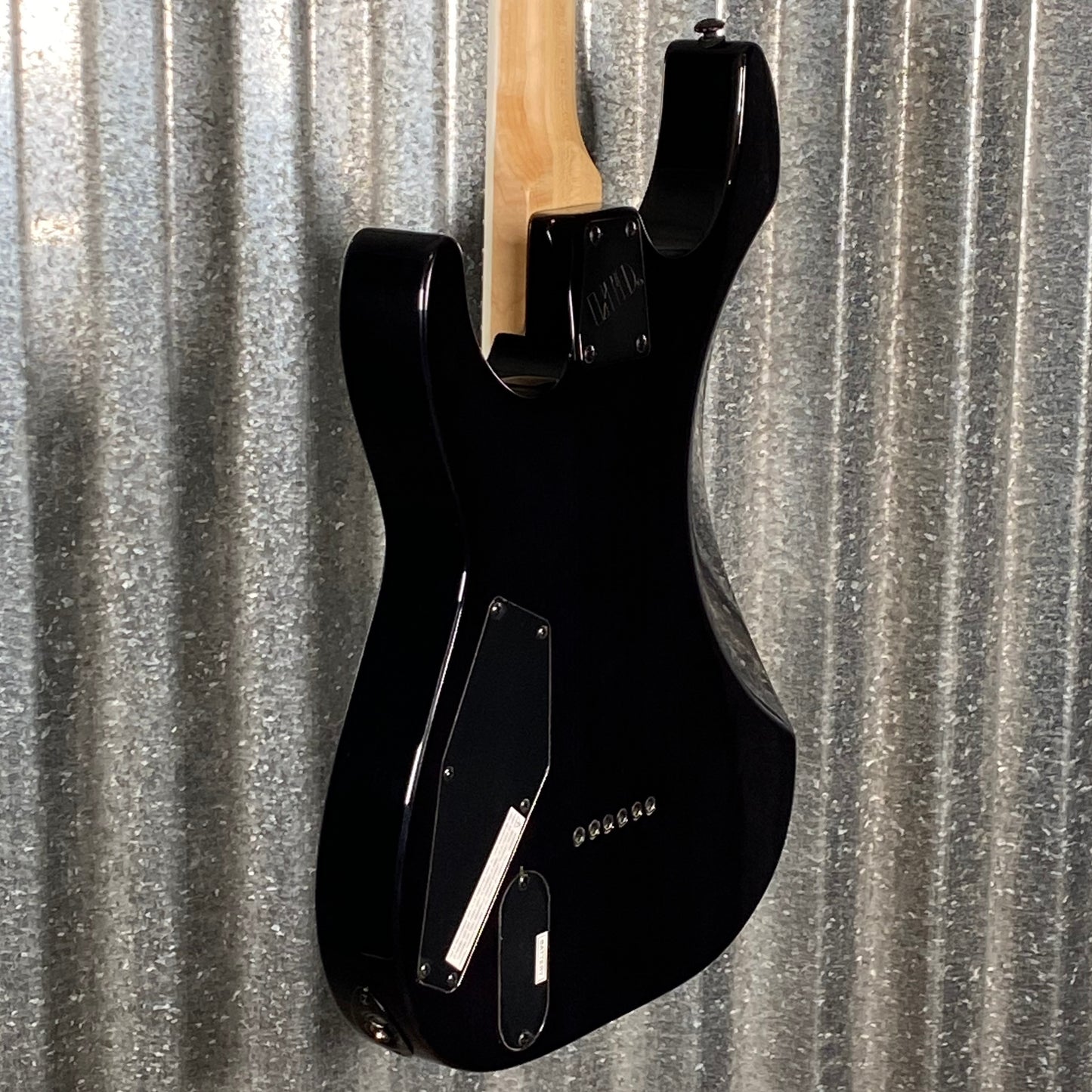 ESP LTD M-1001 Neck Thru Quilt Top Charcoal Burst EMG LM1001NTQMCHB #0448 Used