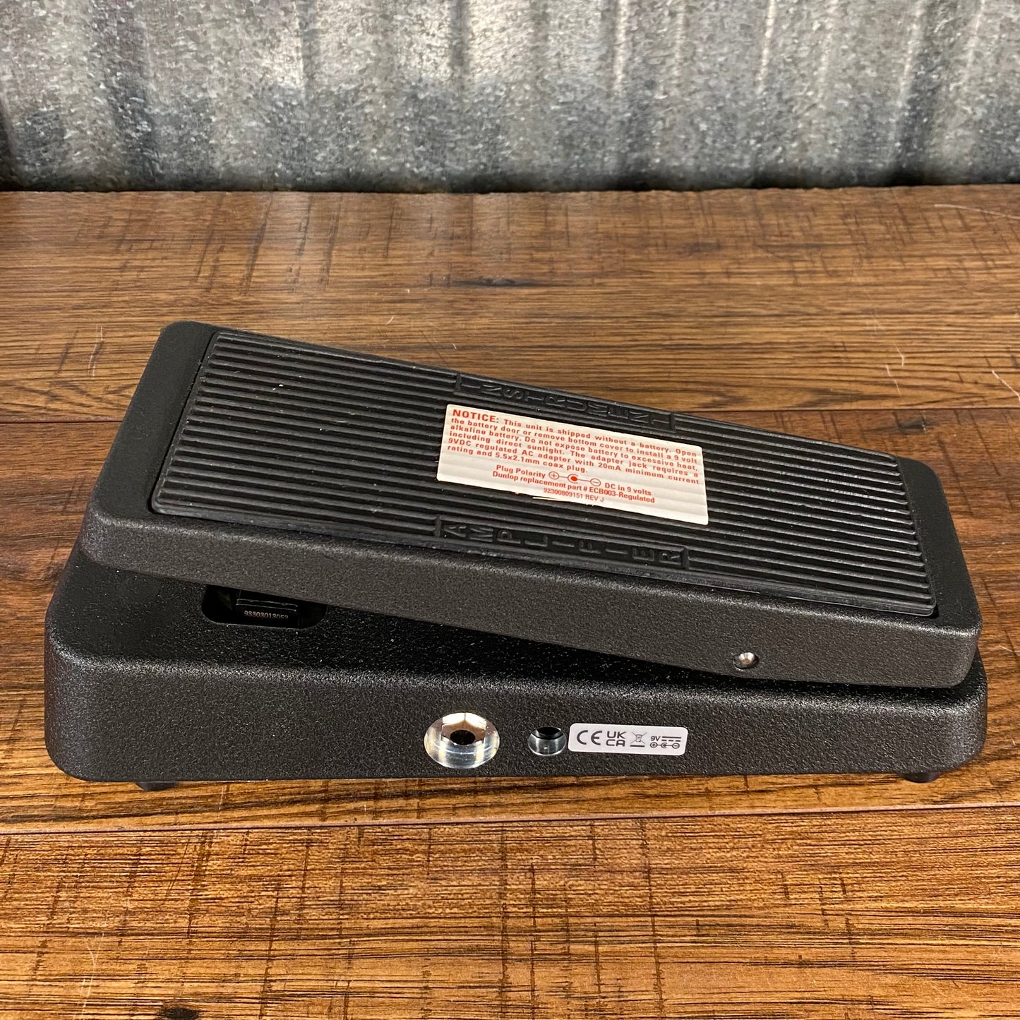 Dunlop GCB95F Cry Baby Classic Fasel Wah Guitar Effect Pedal B Stock