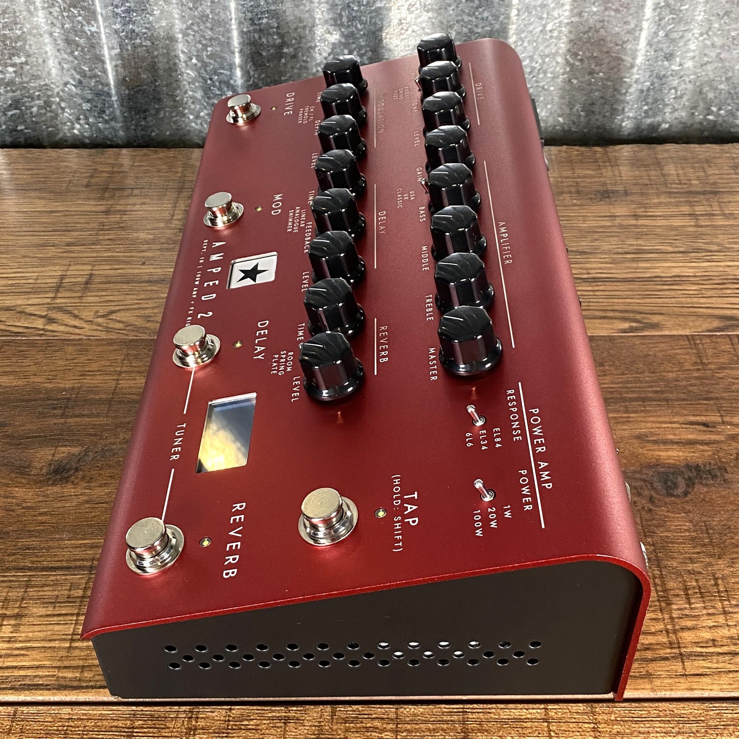 Blackstar Amped 2 100 Watt 2 Channel Amplifier Guitar Multi Effect Pedal Demo