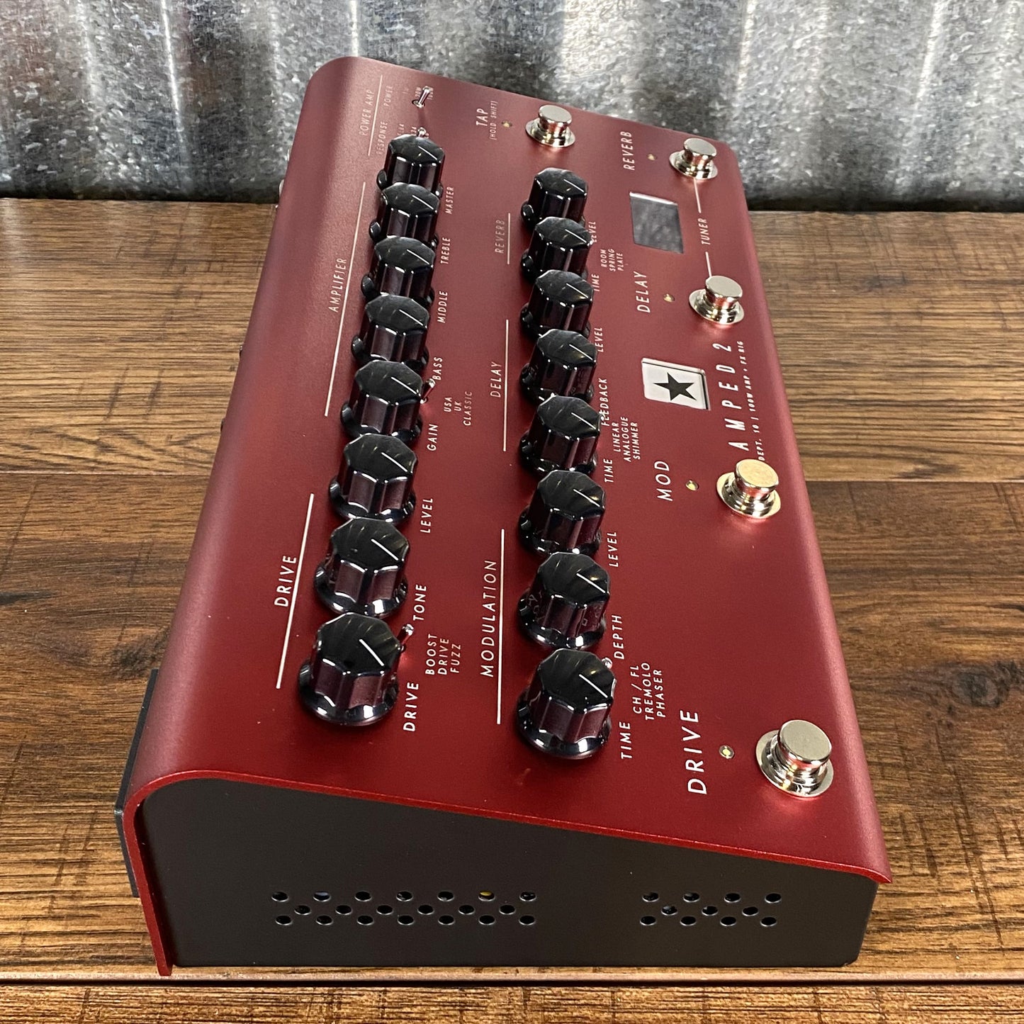 Blackstar Amped 2 100 Watt 2 Channel Amplifier Guitar Multi Effect Pedal Demo