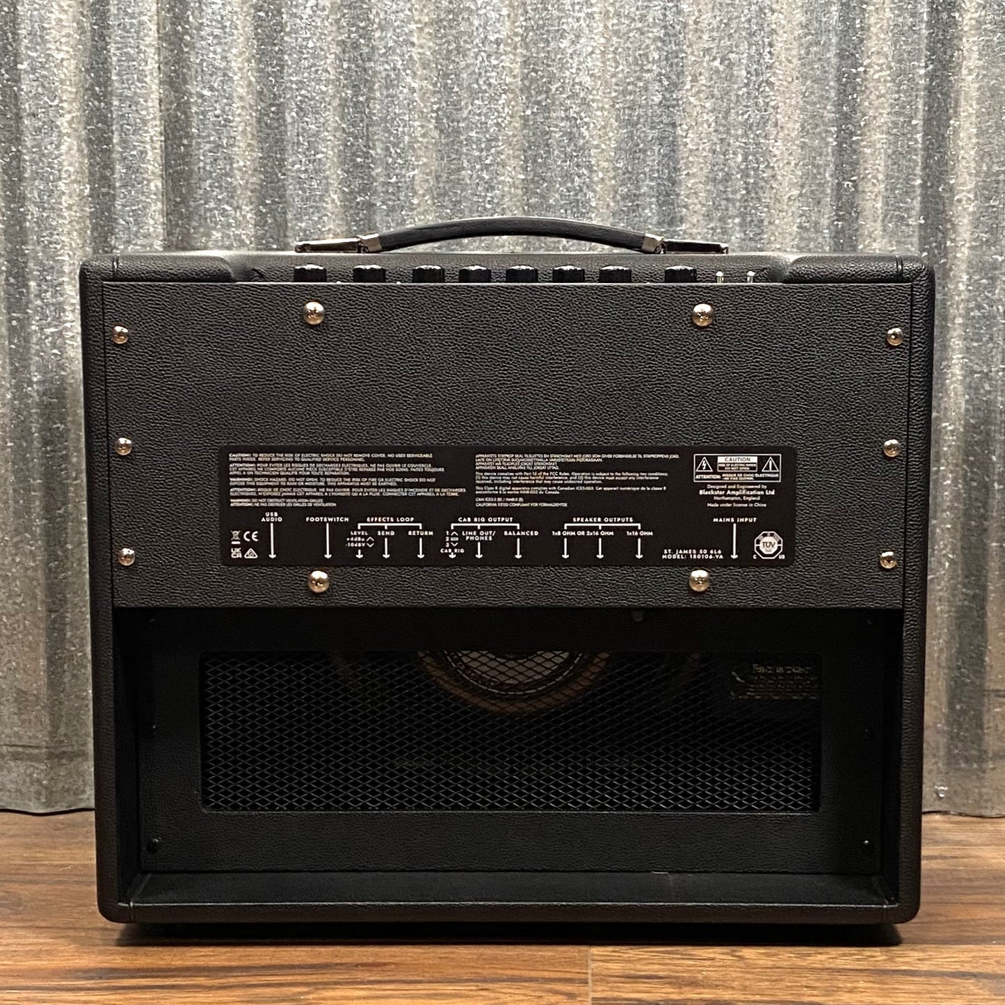 Blackstar St James 50 Watt 2 Channel 1x12 Tube Reverb Guitar Amplifier Combo 6L6 STJ506L6C Demo