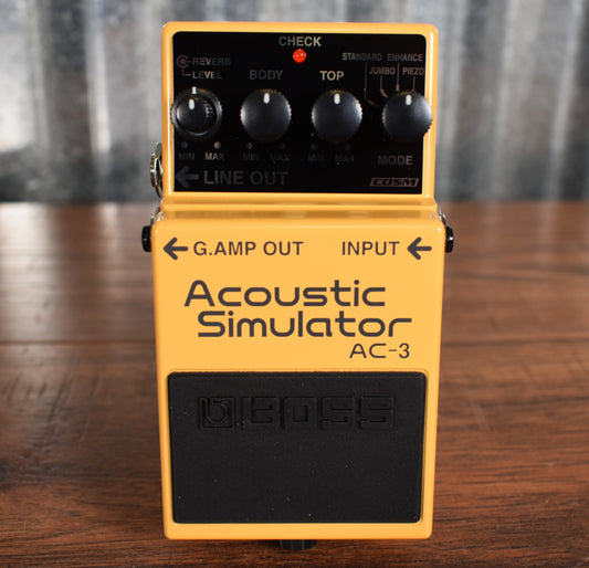 Boss AC-3 Acoustic Simulator Guitar Effect Pedal Demo