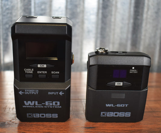 Boss WL-60 Stompbox Size Pedalboard Wireless System Demo