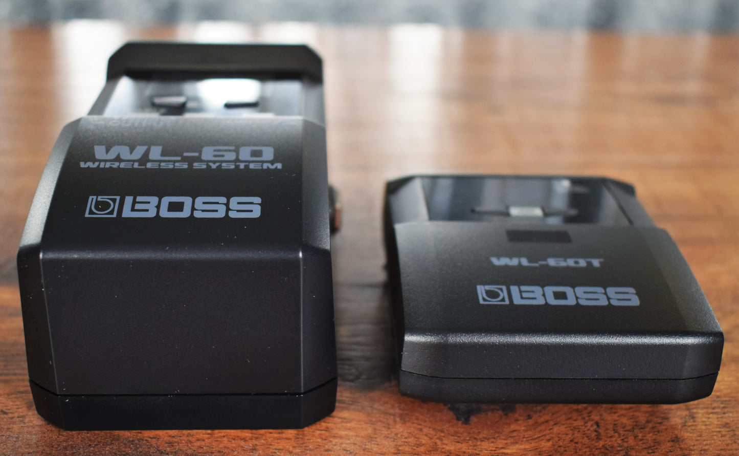 Boss WL-60 Stompbox Size Pedalboard Wireless System Demo