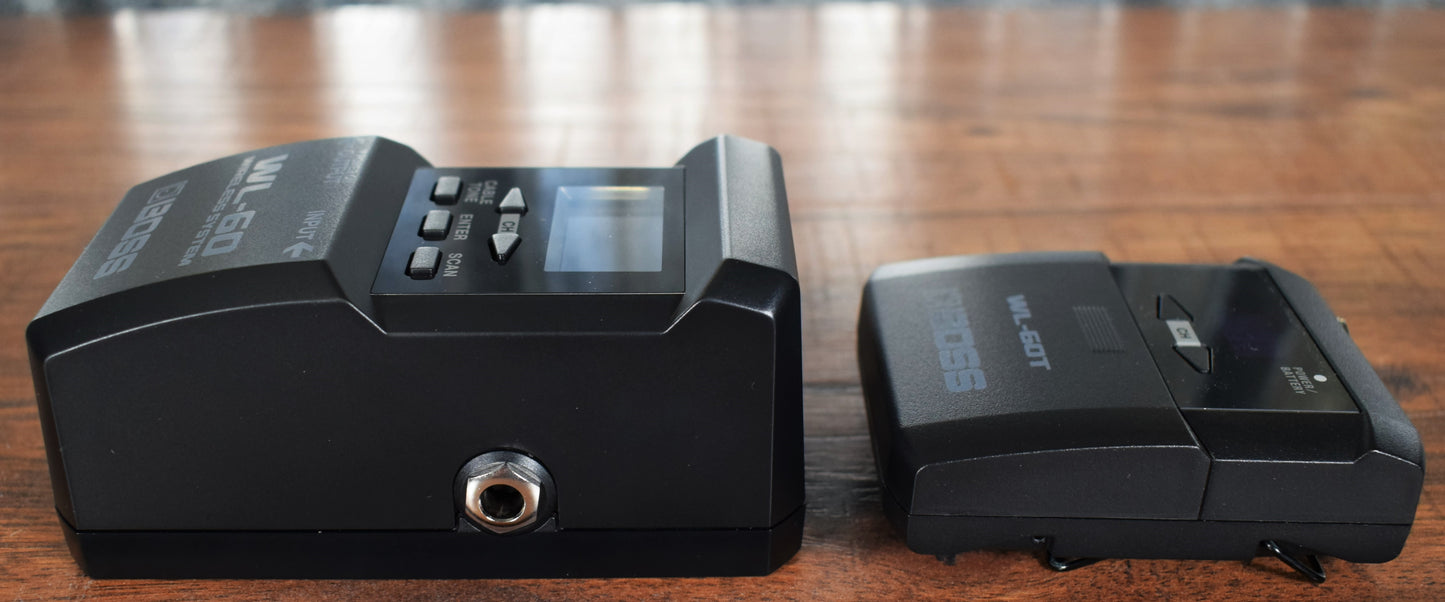 Boss WL-60 Stompbox Size Pedalboard Wireless System Demo