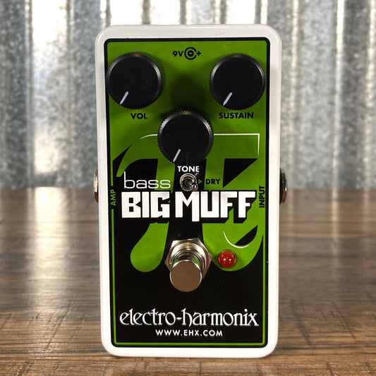 Electro-Harmonix EHX Nano Bass Big Muff Pi Distortion Effect Pedal Demo