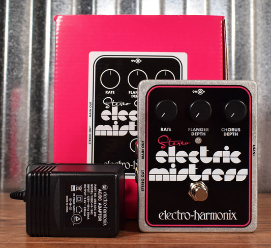 Electro-Harmonix EHX Stereo Electric Mistress Flanger Chorus Guitar Effect Pedal Demo