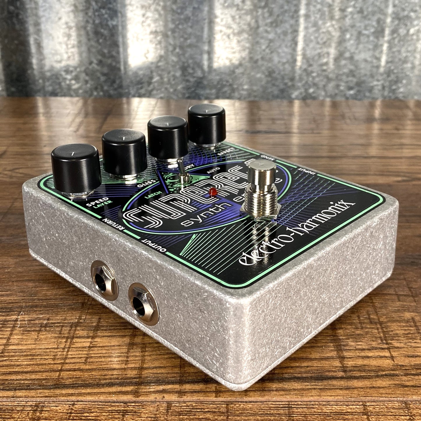 Electro-Harmonix EHX Superego Polyphonic Synth Guitar Effect Pedal Demo