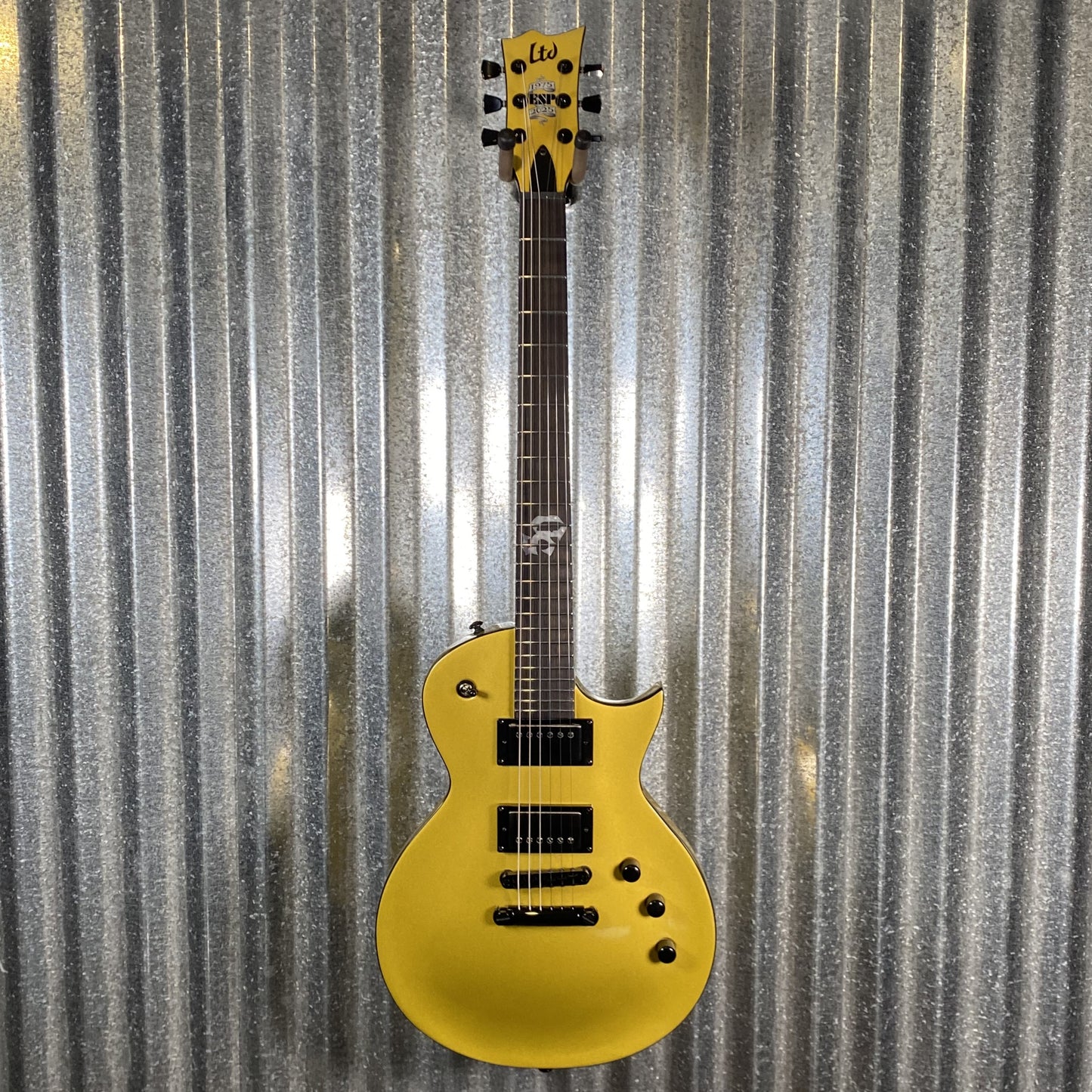 ESP LTD EC-2025 50th Anniversary Metallic Gold Guitar & Case LEC2025MGO Used
