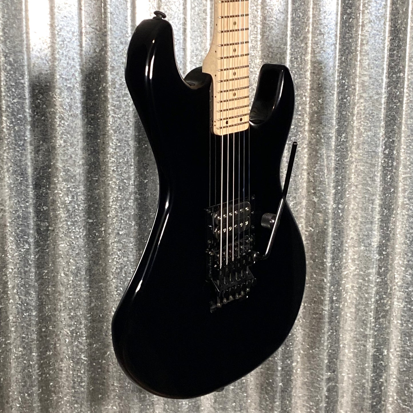 G&L USA Fullerton Deluxe Rampage 24 Jet Black Guitar & Bag Used