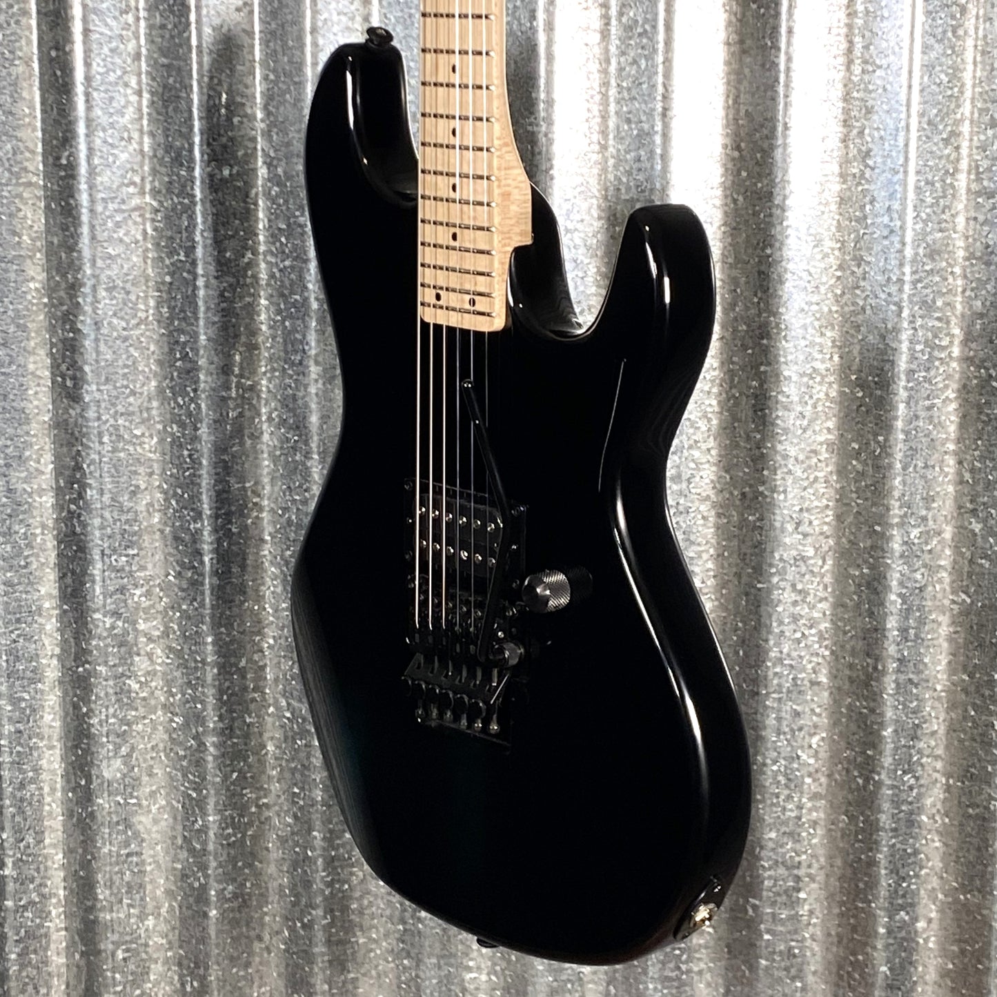 G&L USA Fullerton Deluxe Rampage 24 Jet Black Guitar & Bag Used