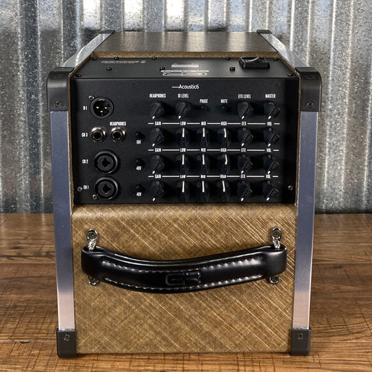 GR Guitar NF Acoustic 6 120 Watt 1x6 3 Channel with Effects Guitar Amplifier Combo Natural Fiber Demo