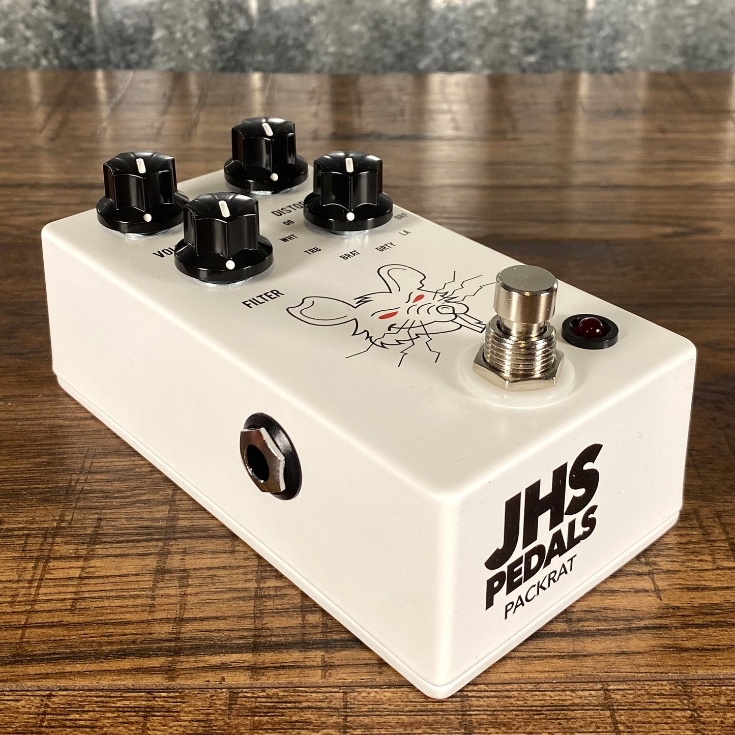 JHS Pedals Packrat 9 Rat Distortion Guitar Effect Pedal WHITE Demo