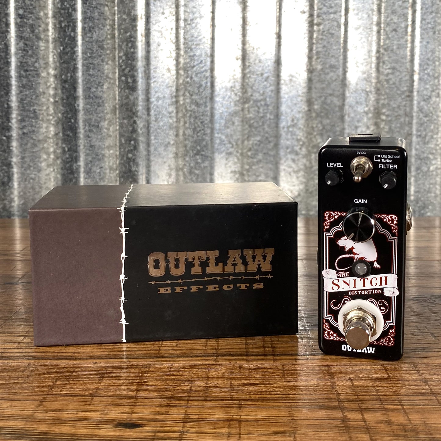 Outlaw Effects The Snitch Distortion Guitar Effect Pedal Demo