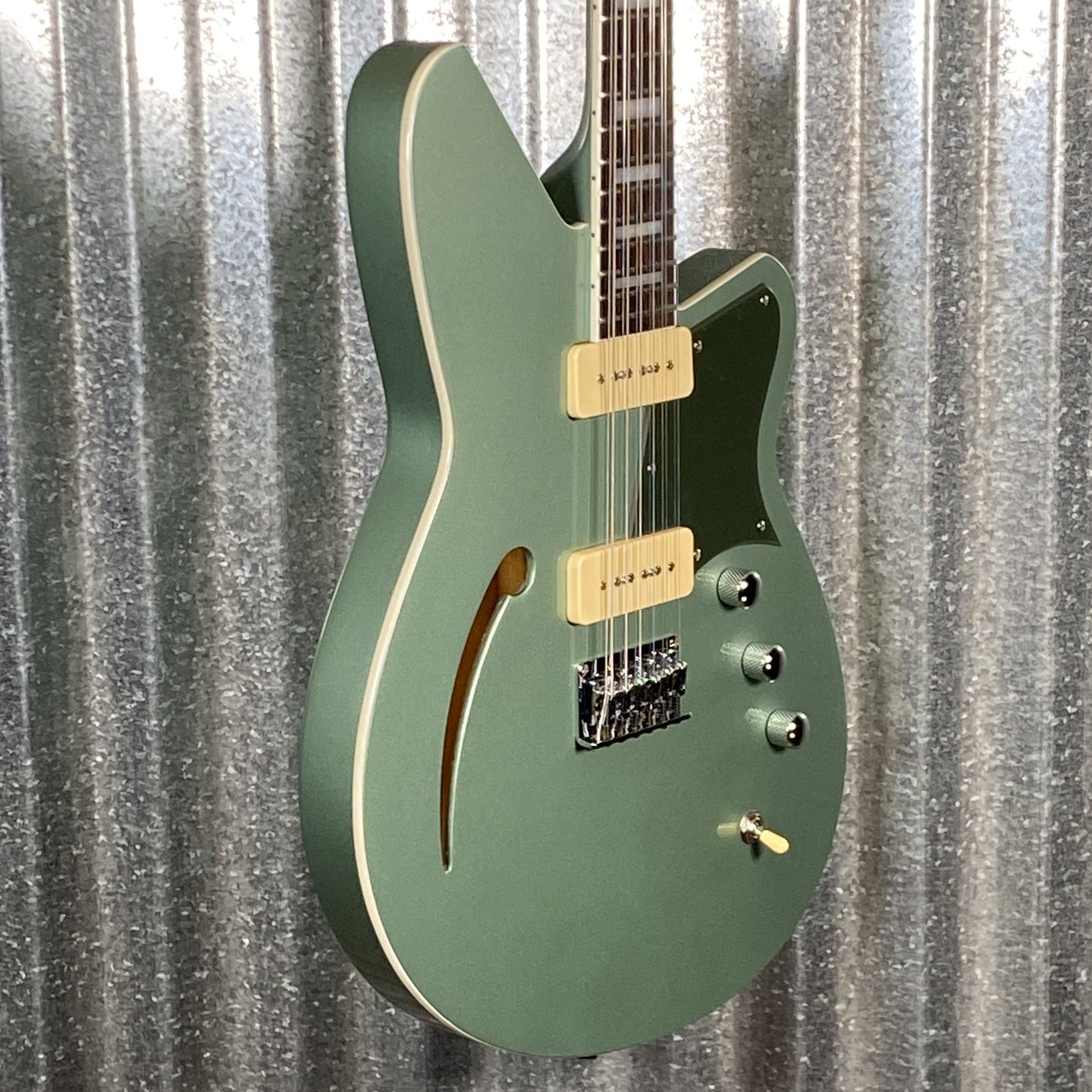 Reverend Airwave 12 String Alpine Metallic Electric Guitar Used