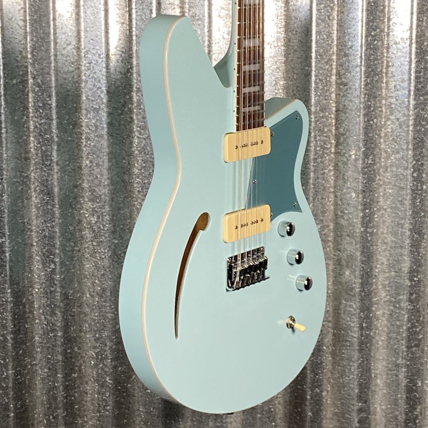Reverend Airwave 12 String Chronic Blue Electric Guitar Used
