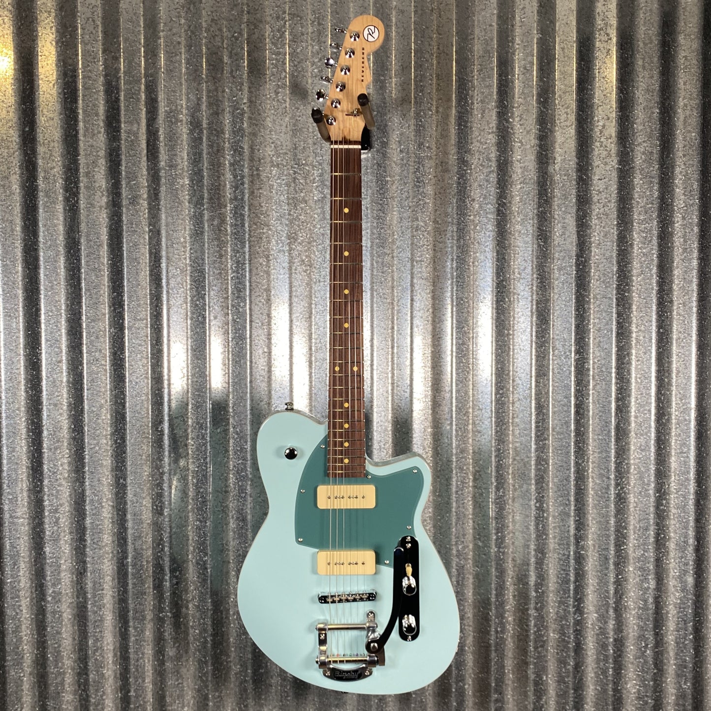 Reverend Charger 290 Bigsby Chronic Blue Guitar Used