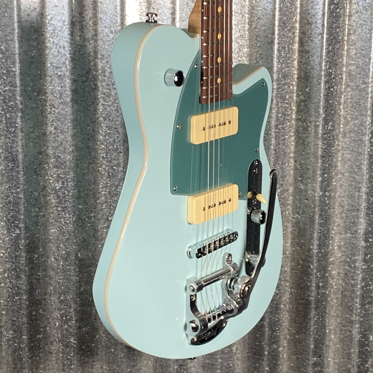 Reverend Charger 290 Bigsby Chronic Blue Guitar Used